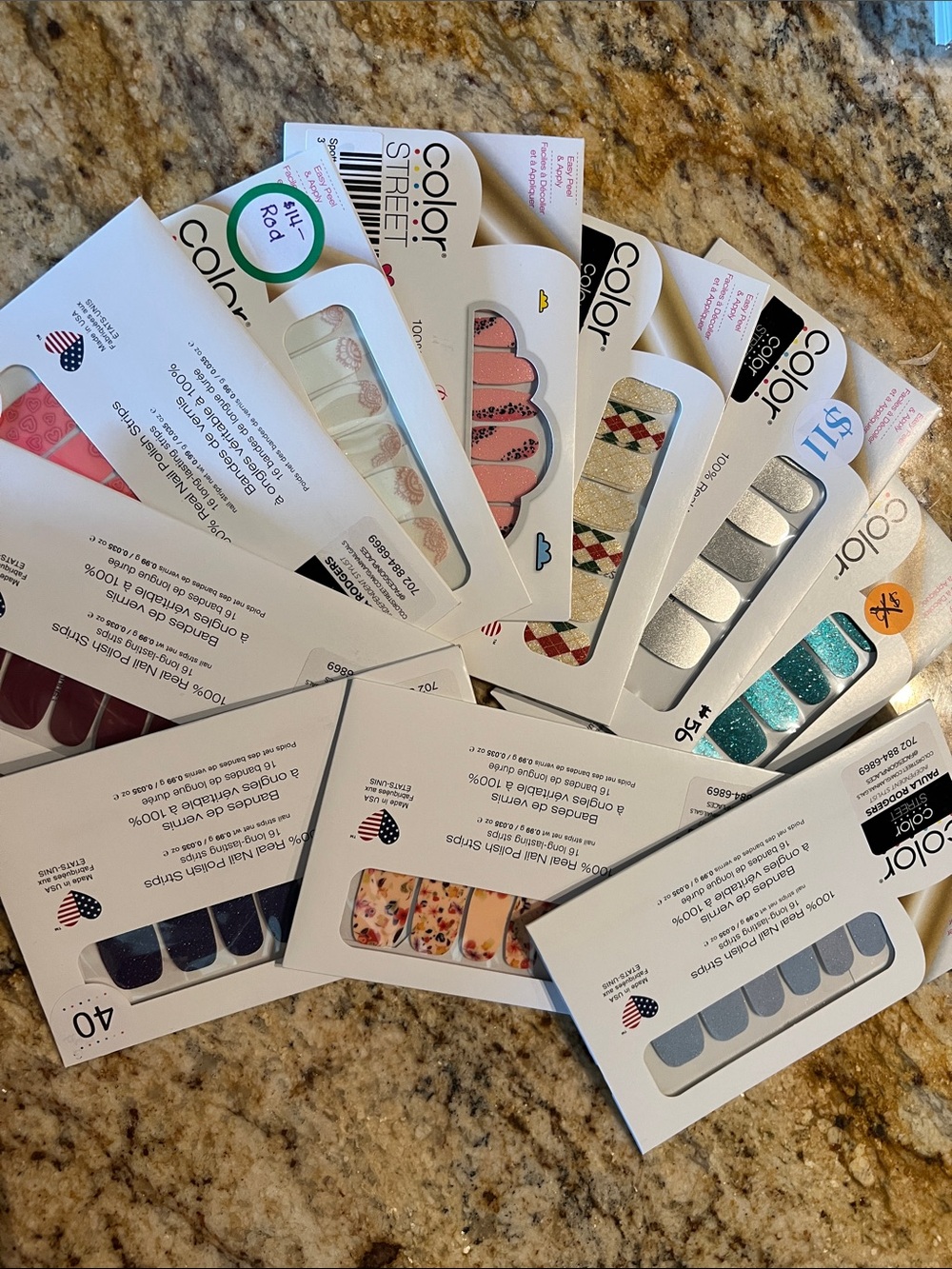 Lot - 190 sets of Color Street Nail Strips - Picture 7 of 16